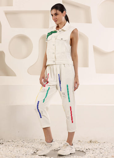 Patch Work Denim Co-Ords