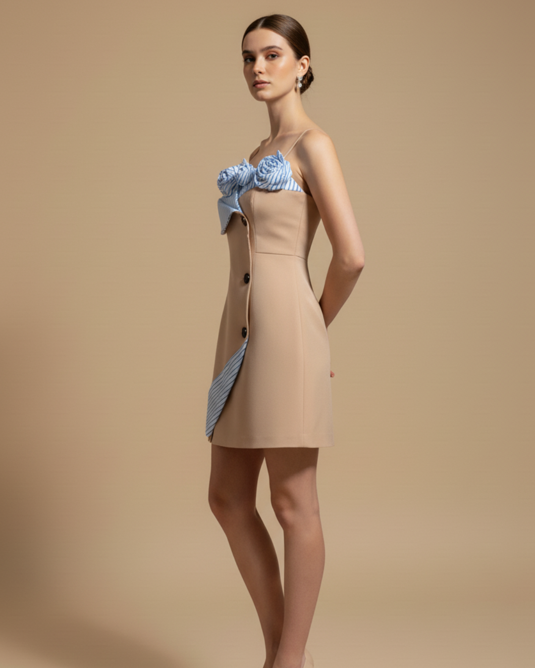 Rose Pleat Dress