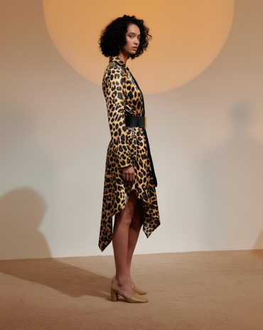 Leopard Blazer Dress