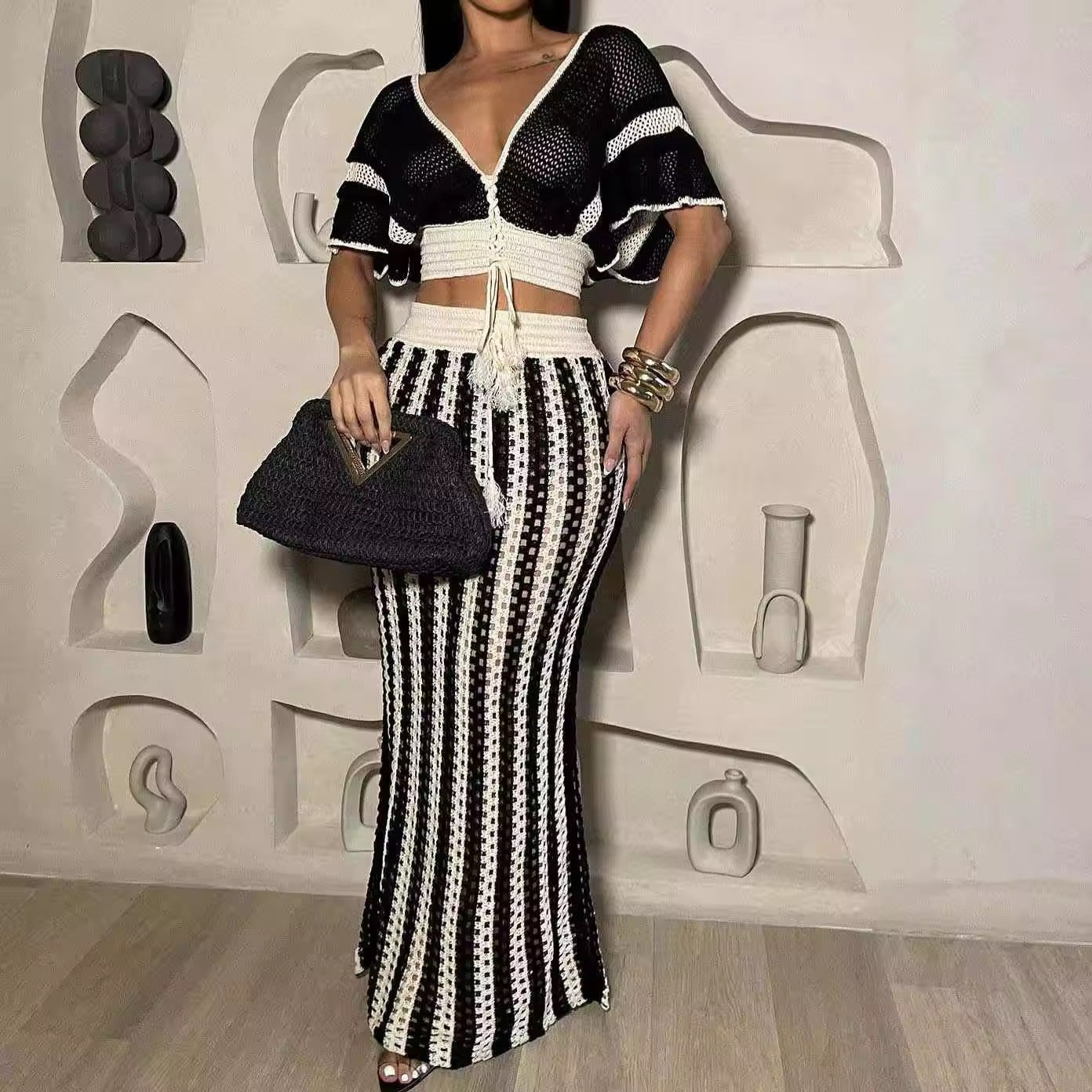 Crochet Beach Co-ord Set