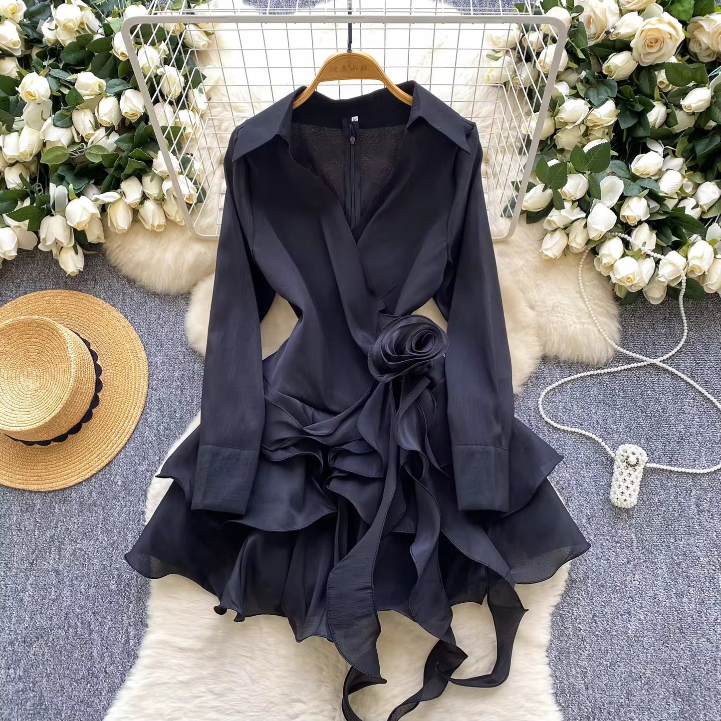 Floral bow dress