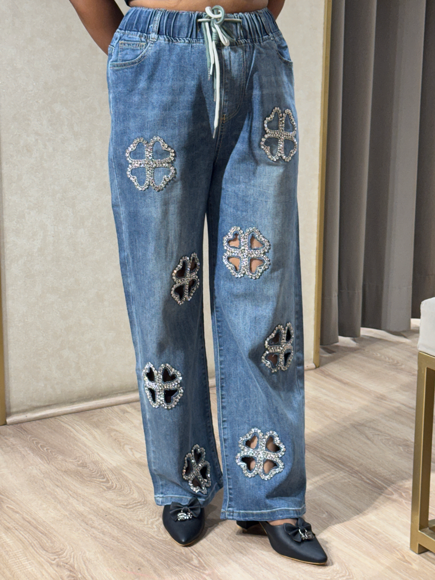 Quad heart Denims