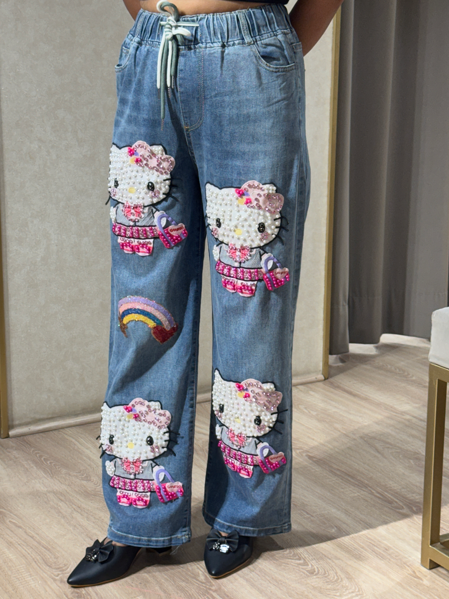 Teddy Pearl Denims