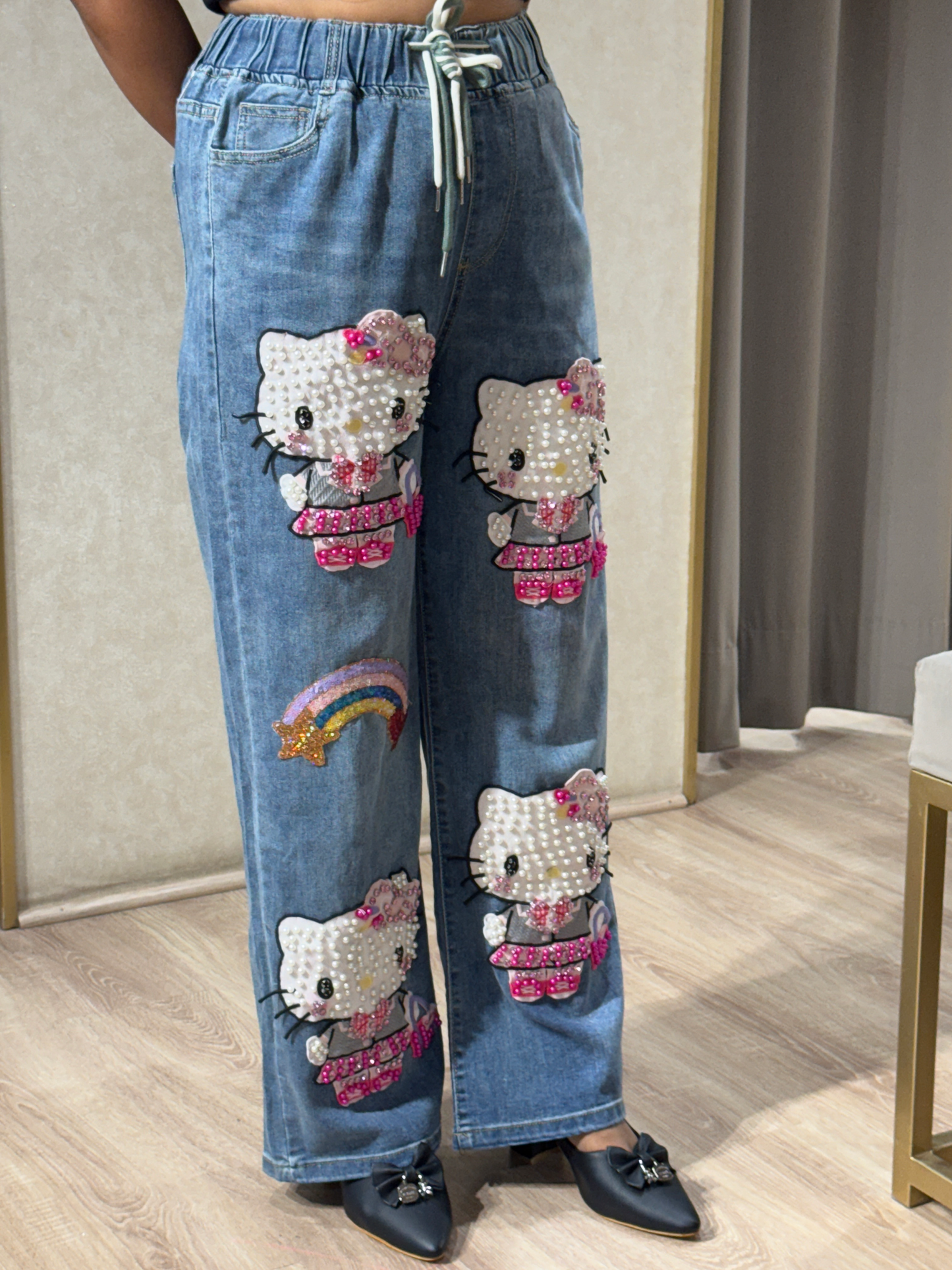 Teddy Pearl Denims