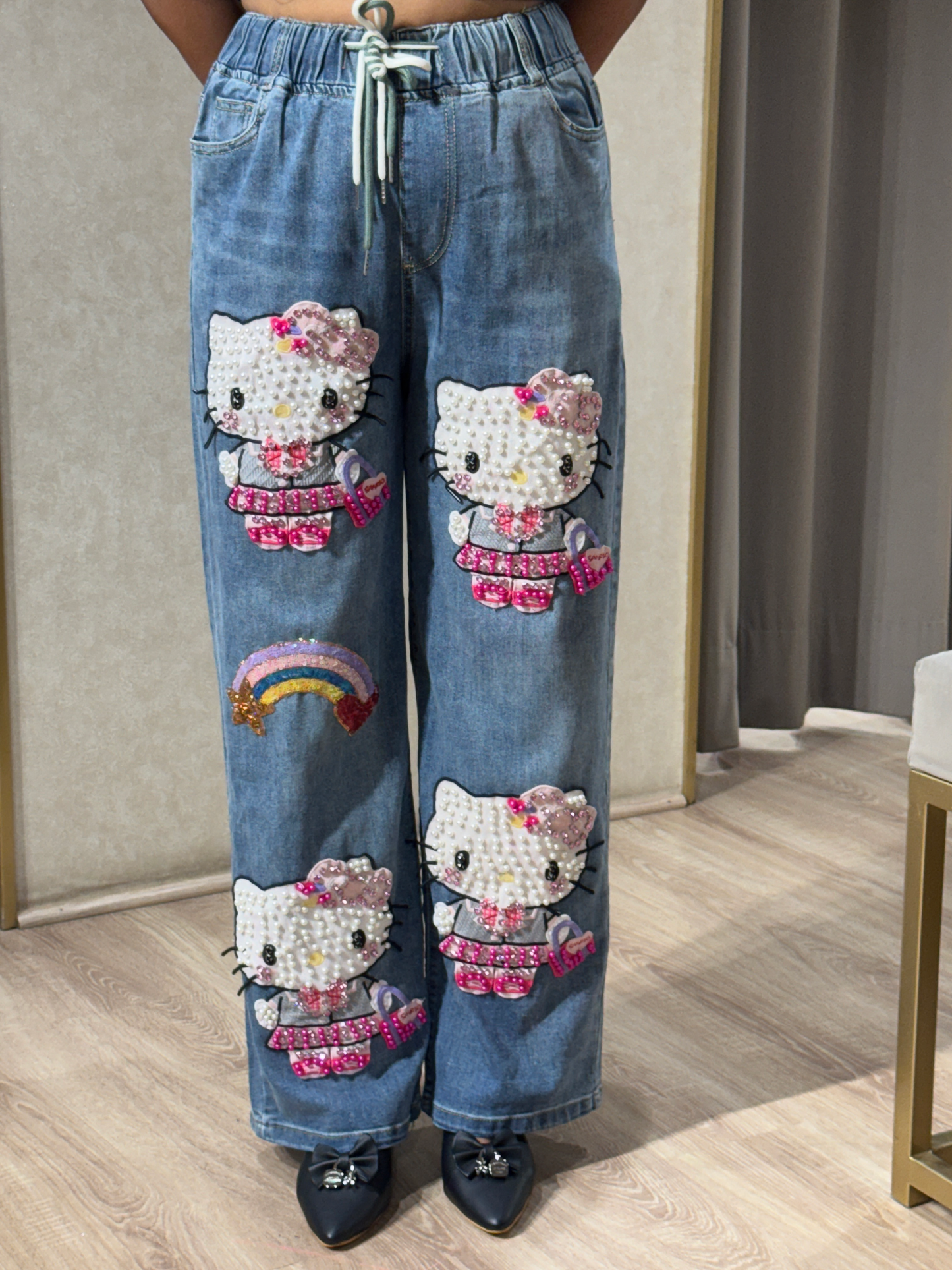 Teddy Pearl Denims