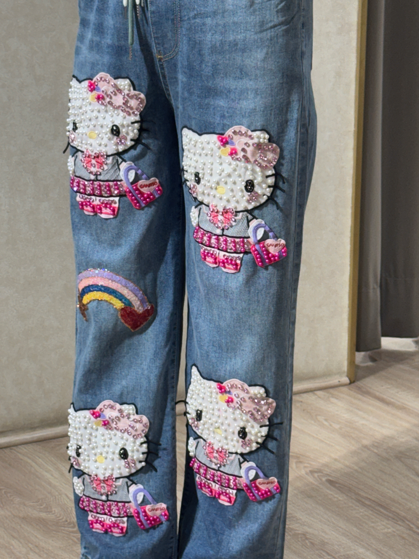 Teddy Pearl Denims