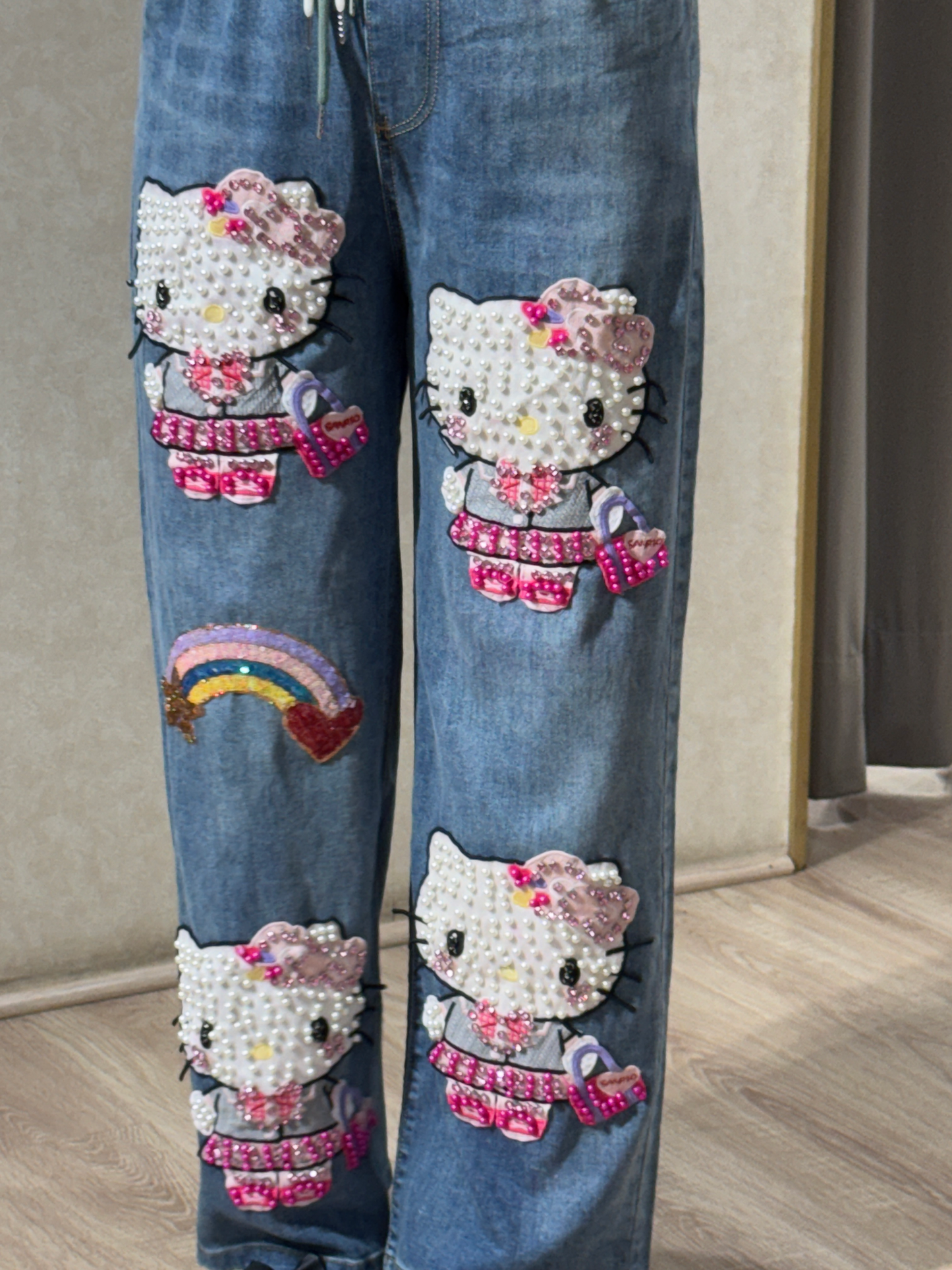 Teddy Pearl Denims