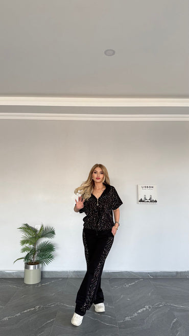 Bella Luxe 3-Piece Tracksuit Set – Multiple Colors