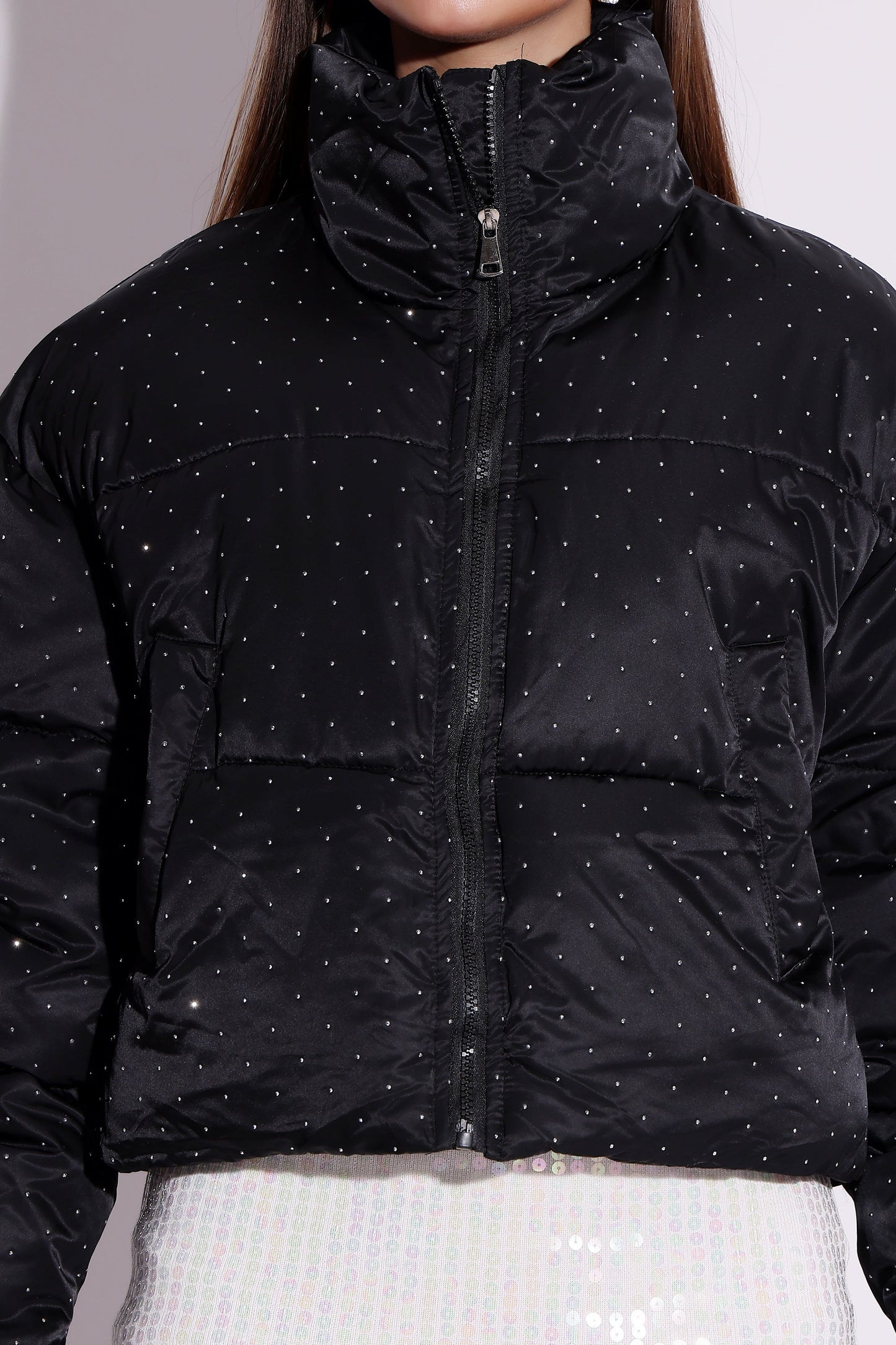 Moncler Polka Dot Puffer Jacket