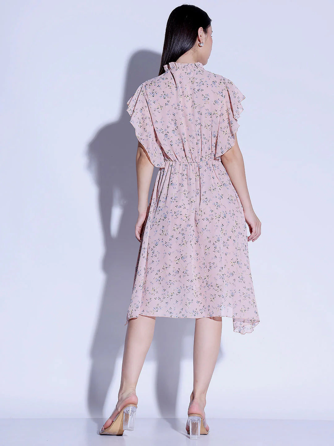 Printed Flared Dress