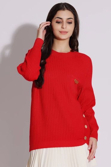 Ribbed Knit Sweater