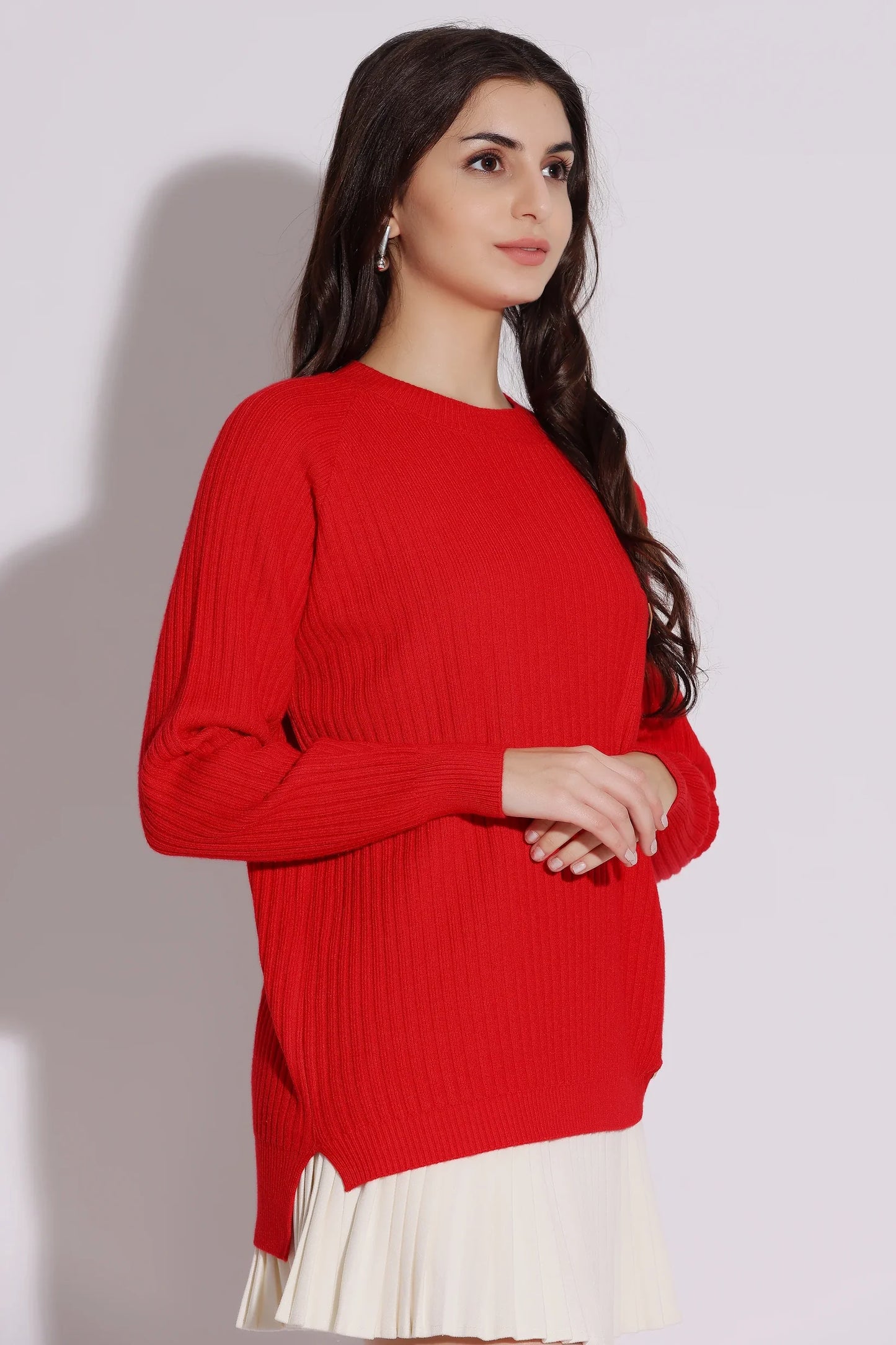 Ribbed Knit Sweater