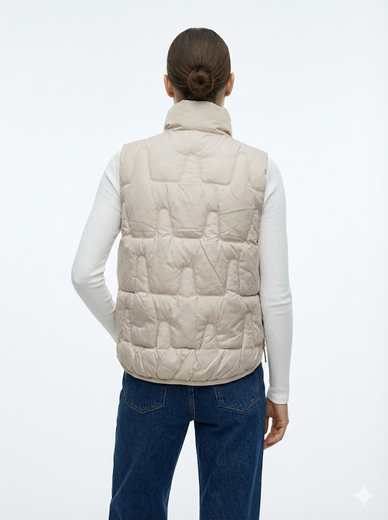 Sleveless Puffed Jacket