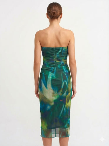 Green Stroke Dress