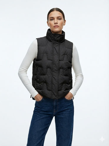 Sleveless Puffed Jacket