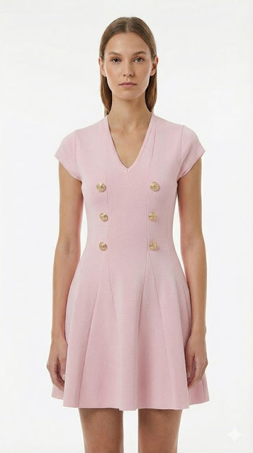 Buttoned Dress