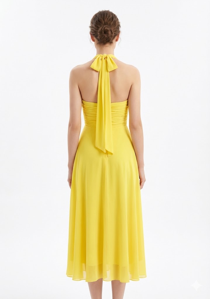 Back Tied Dress