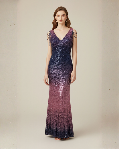 Metallic Multicolored Dress