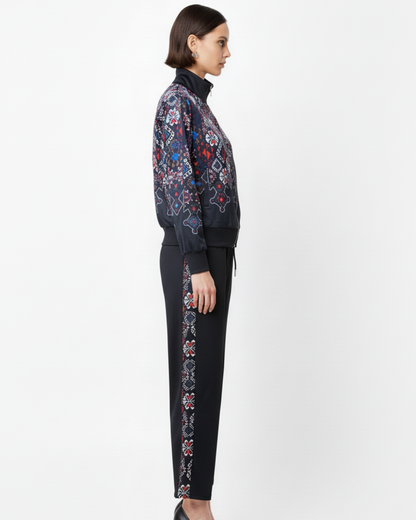 Multicolor Jacket & Pants