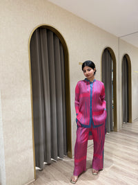 Velvet Ruched Slit Co-ord Set – Midnight Black