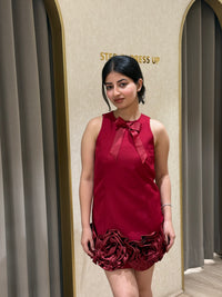 Ruby Bloom Bow Dress