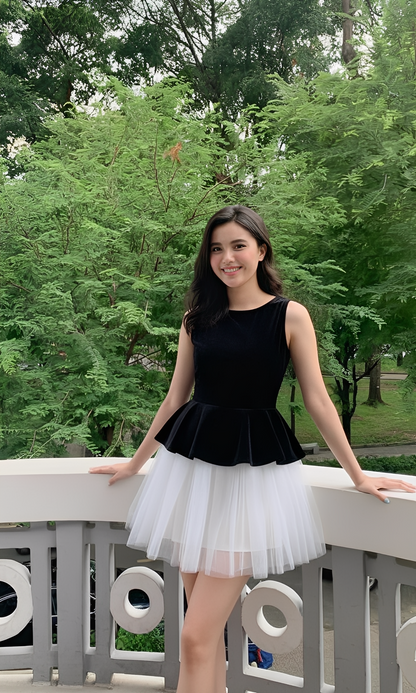 Sleveless Skirt Dress