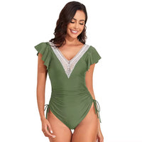 Emerald Mirage Cutout Set – Scallop Bikini + Laser Skirt