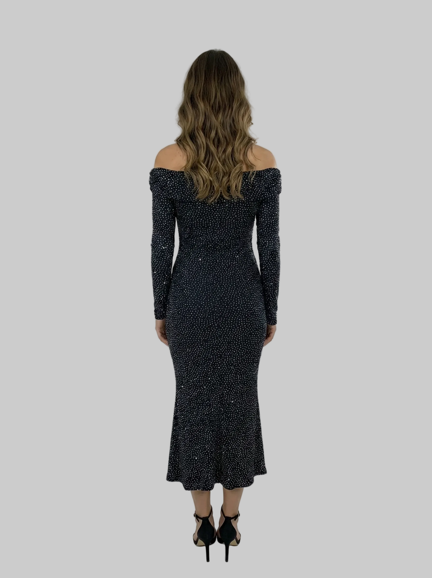 Off shoulder long dress