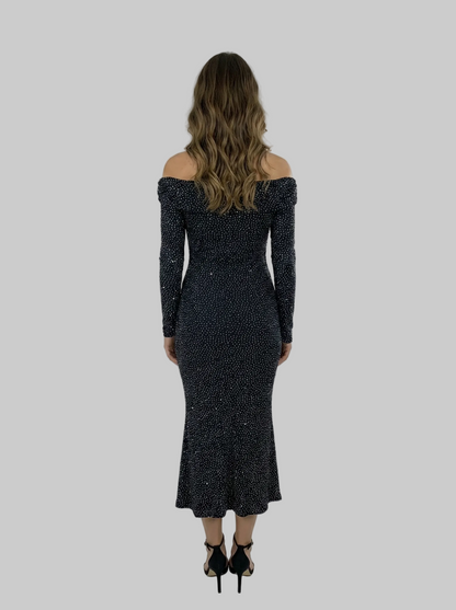 Off shoulder long dress
