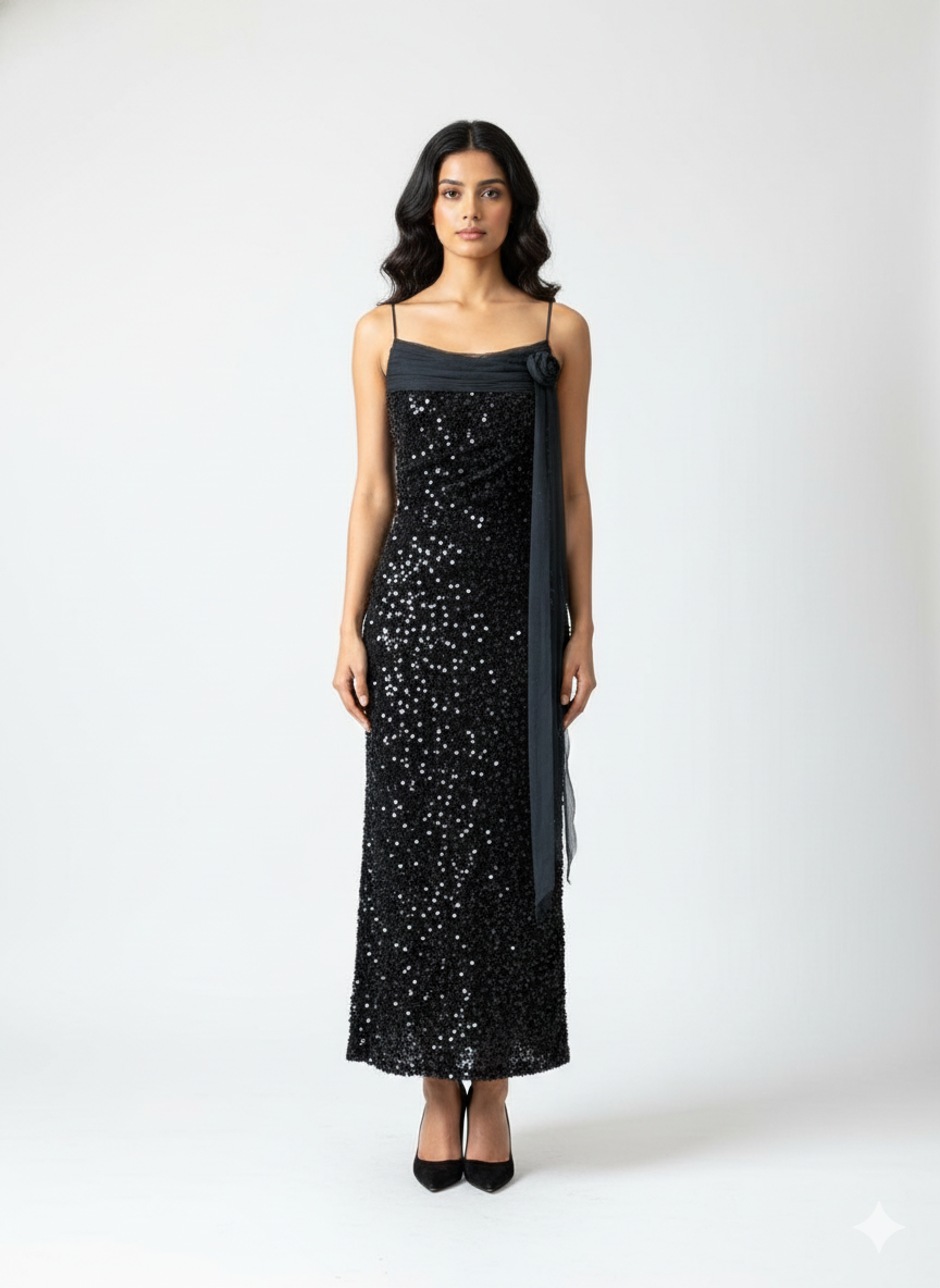 Rose Sequence Dress