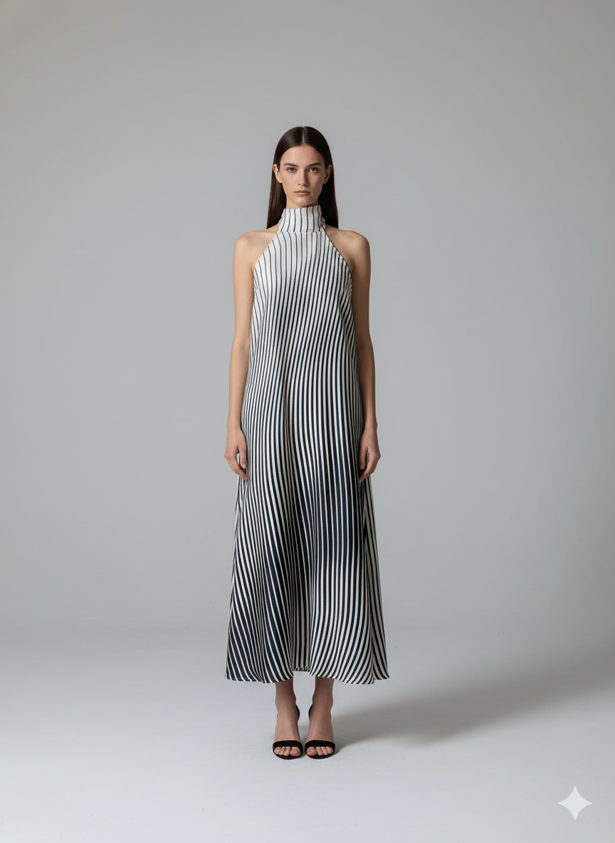 Stripe Gown