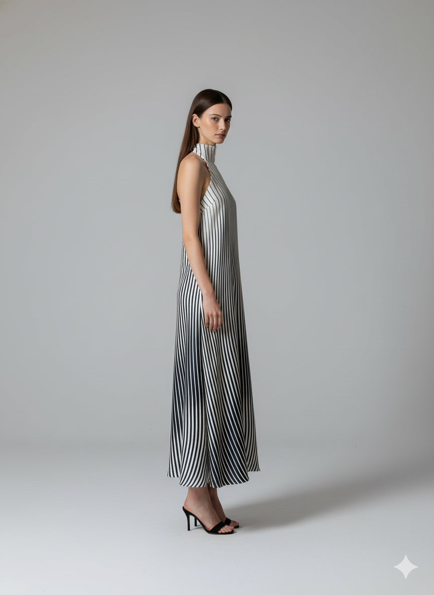 Stripe Gown