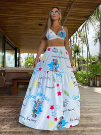 Tropical Long Skirt