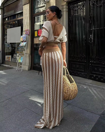 Crochet Beach Co-ord Set