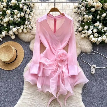 Floral bow dress