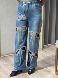 Long Bow Cutwork Denims