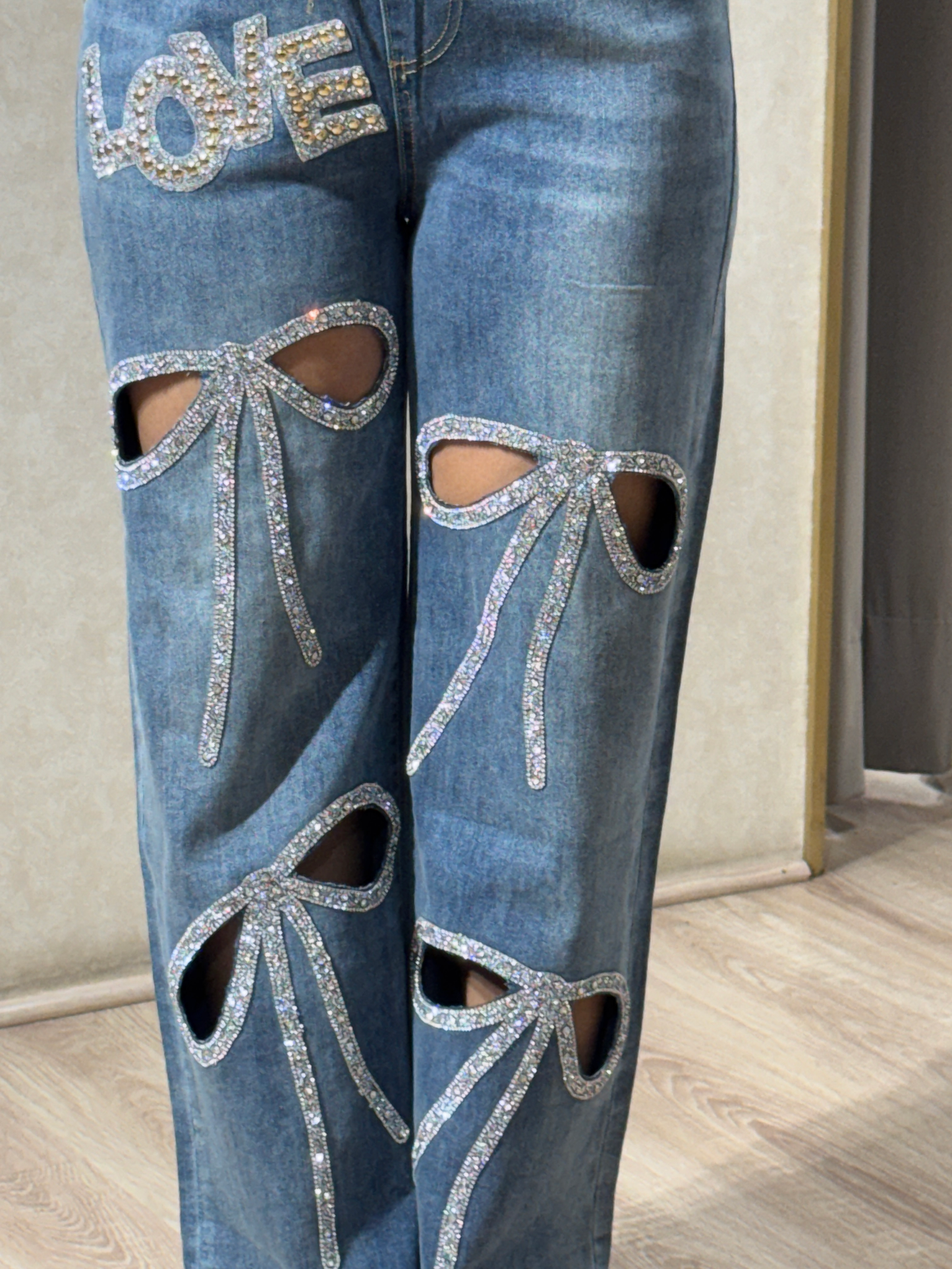 Long Bow Cutwork Denims