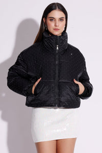 Moncler Polka Dot Puffer Jacket