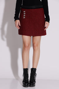 Colored Textured Skirt