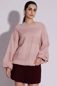 Oversized Balloon Sleeve Sweater