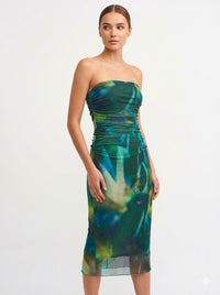 Green Stroke Dress
