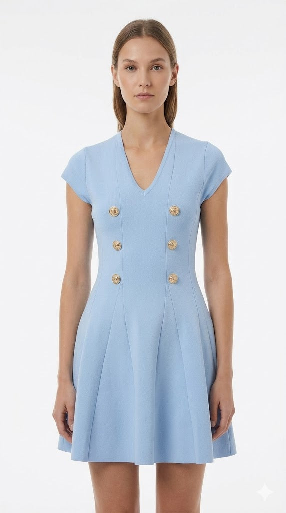 Buttoned Dress
