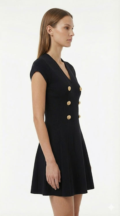 Buttoned Dress