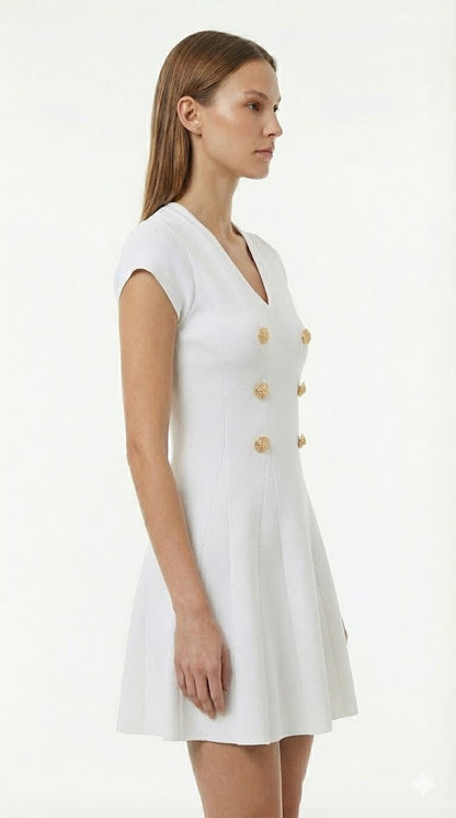 Buttoned Dress