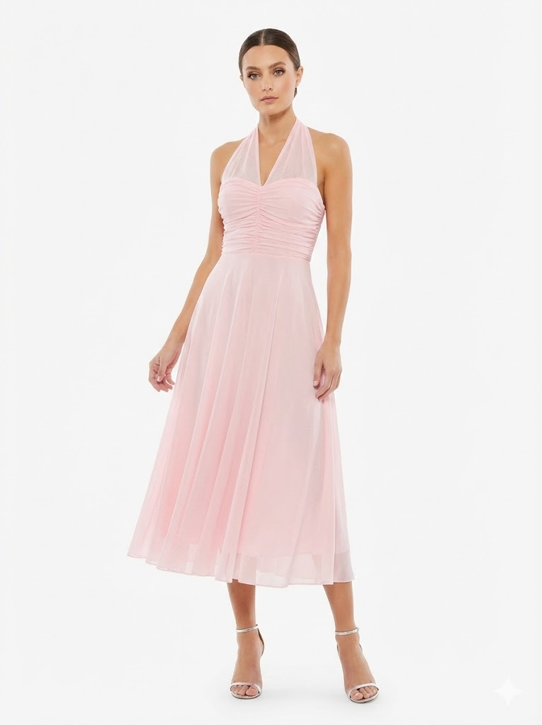 Back Tied Dress
