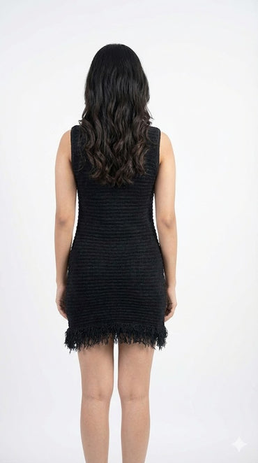 Short knitted dress