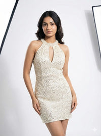 Sequin pearl dress