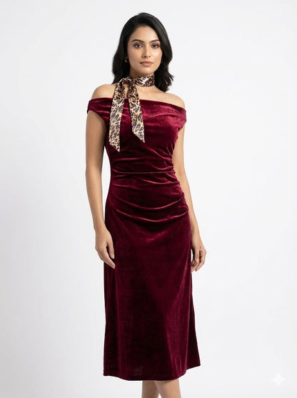 Off Shoulder Long Dress