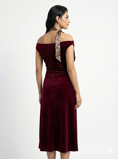 Off Shoulder Long Dress