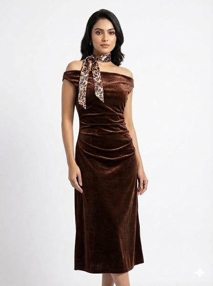 Off Shoulder Long Dress